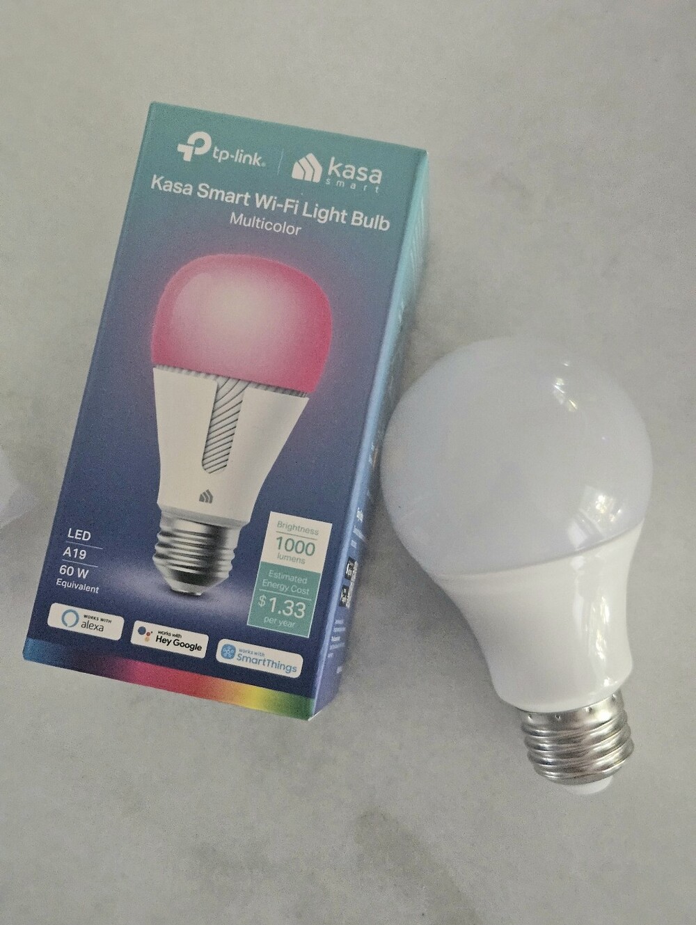 Multicolor Smart LED Wi‑Fi Light Bulb
